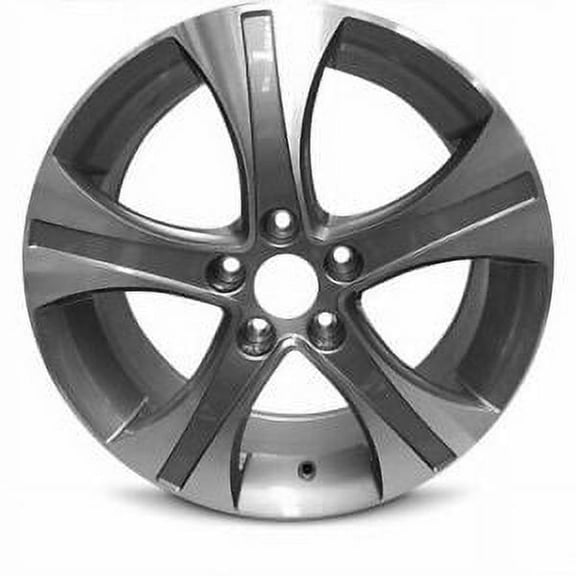 For 2012-2020 Kia Soul 17 Inch Machined Face Gun Metal Rim - OE Direct Replacement - Road Ready Car Wheel