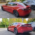 thumbnail image 1 of For 2012-2023 Tesla Model S Sedan Real Carbon Fiber Rear Trunk Boot Lid Spoiler, 1 of 8