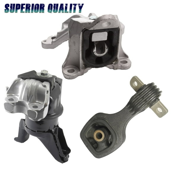 For 2012 Honda Civic 1.8L Engine Motor & Transmission Mount Set 3PCS MK024 65021 MK073 New M3597