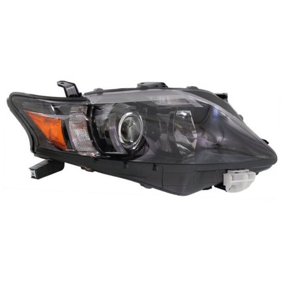 For 2012 RX350 Canada Built Front Halogen Headlight Black Bezel Bulb Right Side