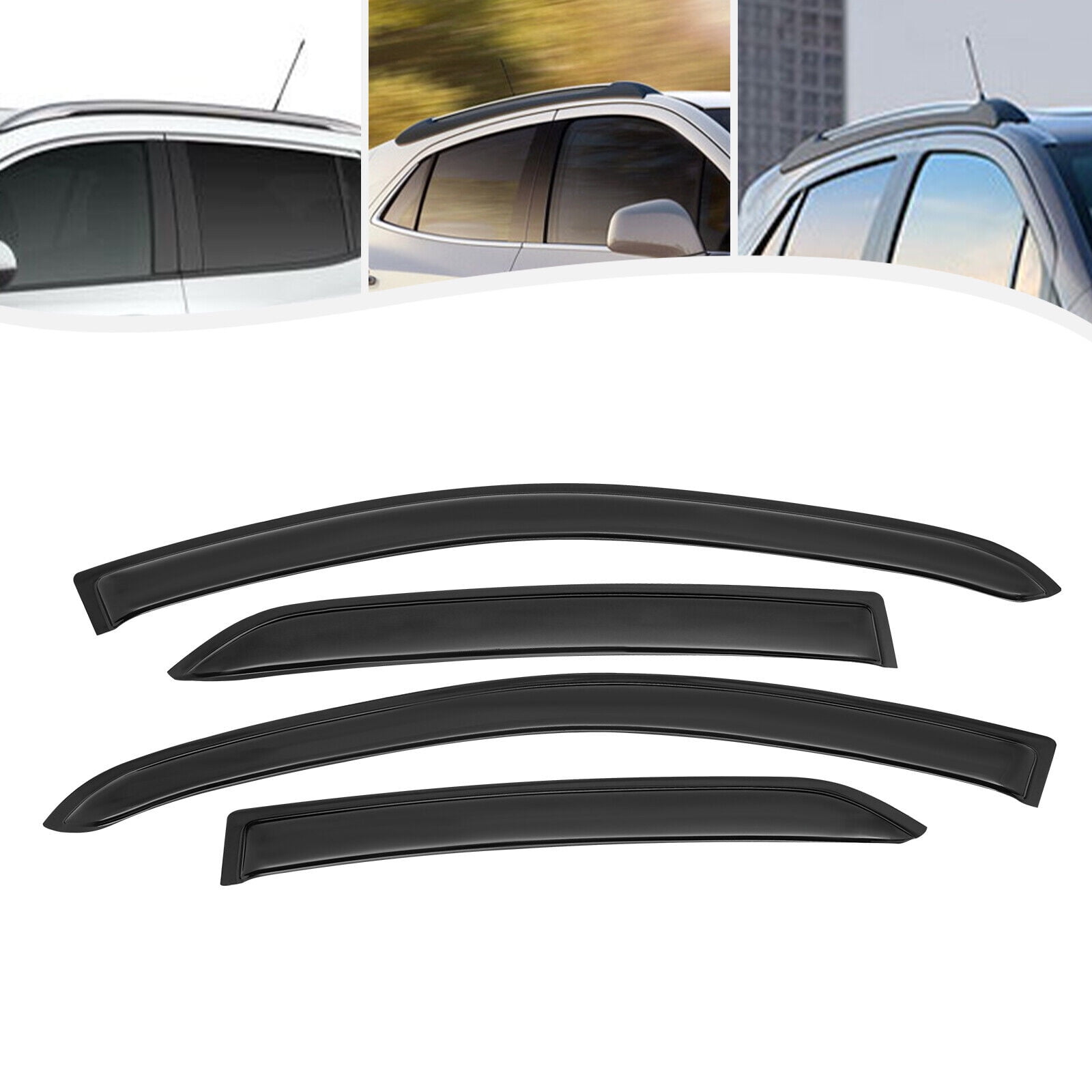 For 2013 2014 15 16 17 18 19 20 21 2022 Buick Encore Windshield Rain Guard, Window Visors