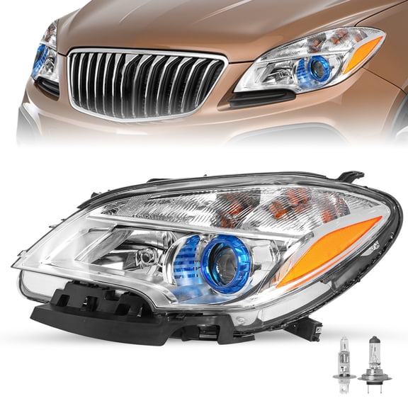 For 2013 2014 2015 2016 Buick Encore Halogen Headlight Driver Side w/ Bulb 13-16