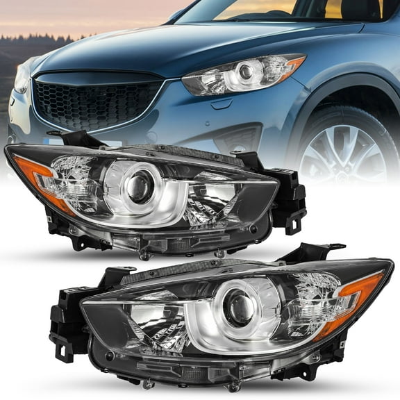 For 2013 2014 2015 2016 Mazda CX-5 CX5 Factory Halogen Headlight Lamp Pair LH+RH