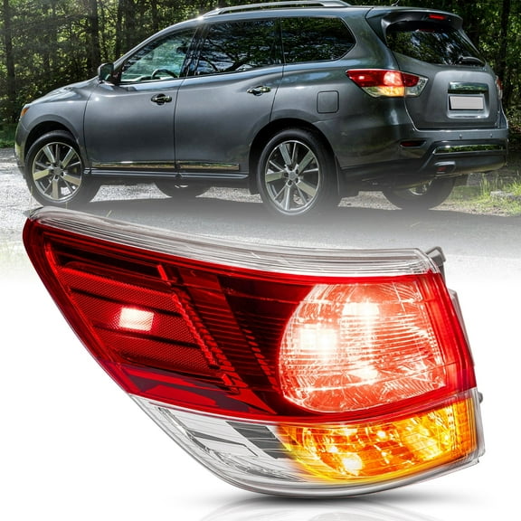 Bryght For 2013 2014 2015 2016 Nissan Pathfinder Left Driver Tail Light Assembly w/Bulb