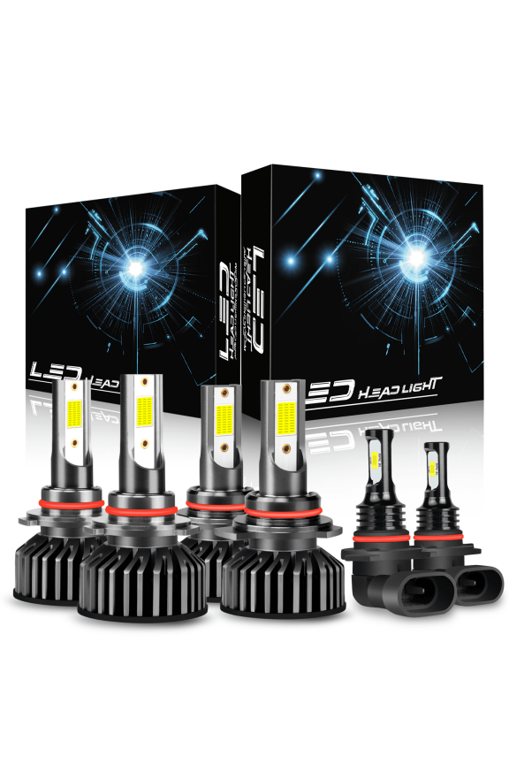 For 2013 2014 2015 Dodge RAM 1500 2500 3500 LED Headlight Bulbs High Low Beam Fog Light aviation alumin