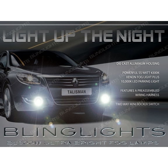 For 2013 2014 2015 Renault Samsung SM7 Fog Lamp Light Kit Xenon Drivinglights
