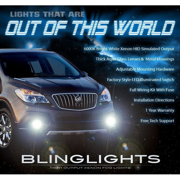 For 2013 2014 Vauxhall Mokka Xenon Fog Lamps Driving Lights