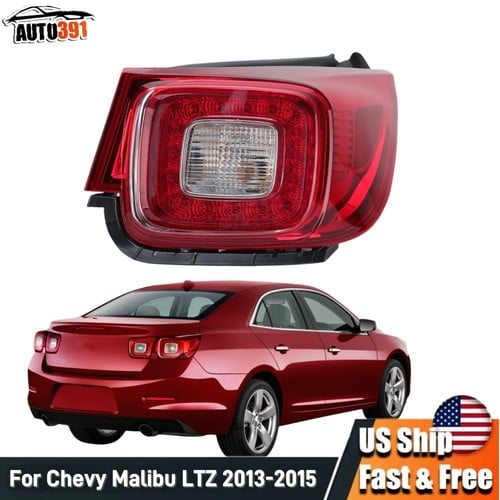 For 2013-2015 Chevy Malibu LTZ Assy Outer LED Tail Light Lamp w/Bulb Right Side