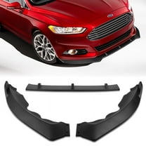 For 2013-2016 Ford Fusion Mondeo Matt Black Front Bumper Body Kit Spoiler Lip