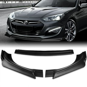 For 2013-2016 Hyundai Genesis Coupe Matt Black KS-Style Front Bumper Spoiler Lip