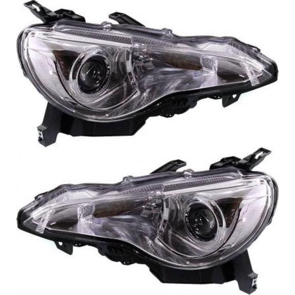 For 2013-2016 Scion FR-S Driver and Passenger Side Headlight Assembly Lens - CAPA Certified SC2502104C