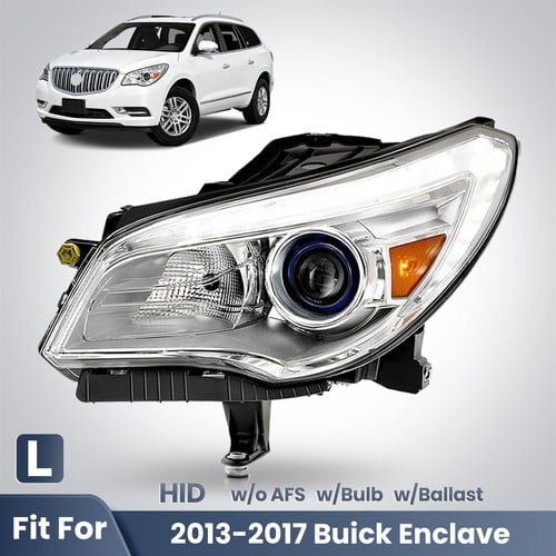 For 2013-2017 Buick Enclave HID/Xenon Headlight w/o AFS w/Bulb Driver Left Side