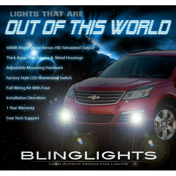 For 2013-2017 Chevrolet Traverse Fog Lamps Lights Kit