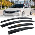 thumbnail image 1 of For 2013-2017 Honda Accord JDM Wavy Mugen Window Visor Rain Guard Vent 4 Pcs, 1 of 5