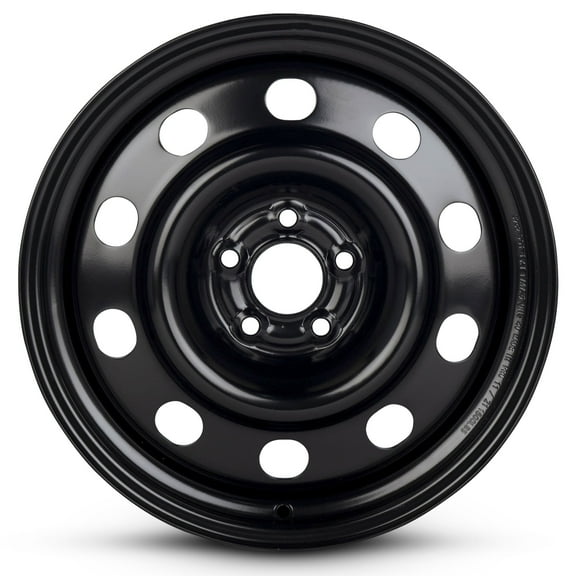 For 2013-2019 Ford Focus 17 Inch Painted Black Rim - OE Direct Replacement - Road Ready Car Wheel