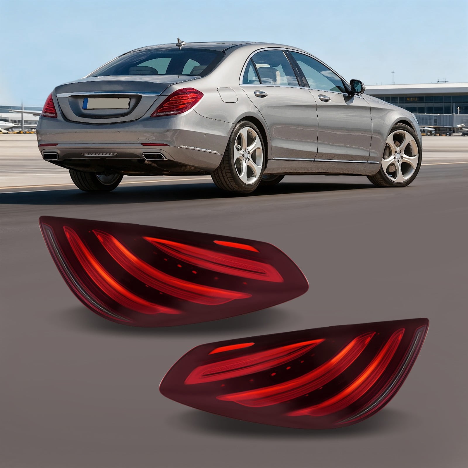 For 2013-2020 Mercedes-Benz S-Class W222 LED Tail Light Rear Brake ...