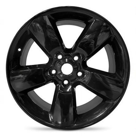 For 2013-2021 Dodge Ram 1500 20 Inch Painted Gloss Black Rim - OE Direct Replacement - Road Ready Car Wheel