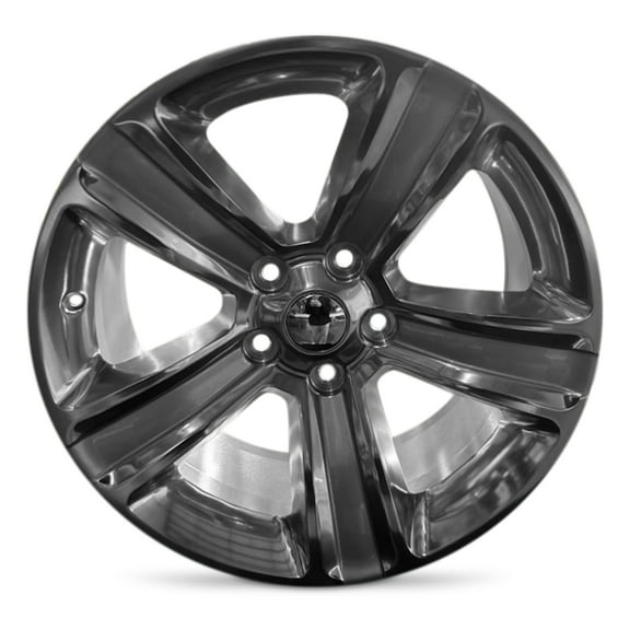 For 2013-2021 Dodge Ram 1500 20 Inch Polished Face with Painted Inlay Silver Rim - OE Direct Replacement - Road Ready Car Wheel