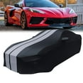 thumbnail image 1 of For 2013-2021 Subaru WRX STI Indoor Car Cover Stain Stretch Dustproof Black/Grey, 1 of 5