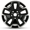 thumbnail image 1 of For 2013-2023 Chrysler Pacifica 17 Inch Machined Face with Painted Inlay Black Rim - OE Direct Replacement - Road Ready Car Wheel, 1 of 9