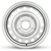 Wheel Rim for 2013-2020 Nissan NV200 15x5.5 in Painted Silver Steel Rim Direct Fit