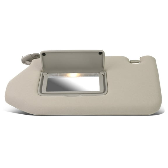 DNA Motoring Driver Side Gray Sun Visor Sunshade for 2013-2019 Pathfinder Infiniti JX35 QX60