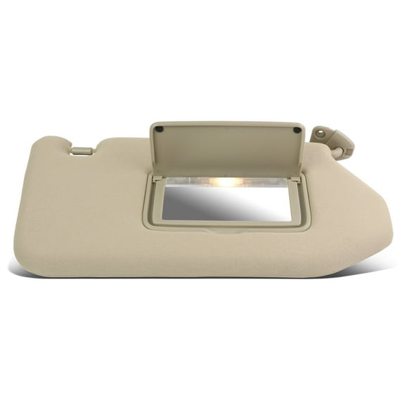 DNA Motoring For 13-18 Pathfinder Infiniti QX60 Beige Passenger Right Side Sun Visor w/Lamp