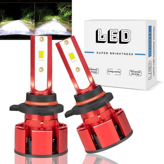 For 2014-2015 Dodge Durango 9012 HIR2 LED Headlight Conversion Kit High / Low Beam Bulbs 6000K 60W 12000LM CSP