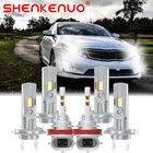 For 2014 2015 KIA OPTIMA-6x 6000K LED Headlight High/Low+Fog Light Bulbs Kit HK
