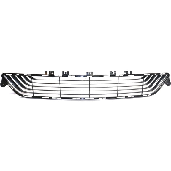 For 2014-2016 E350 Bumper Grille Front, Center Black Plastic MB1036136