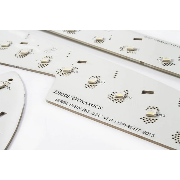 For 2014-2016 GMC Sierra RGBW DRL LED Boards Diode Dynamics DD2010