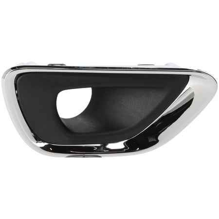 For 2014-2016 Grand Cherokee Fog Light Trim Front Right Black & Chrome CH1039147