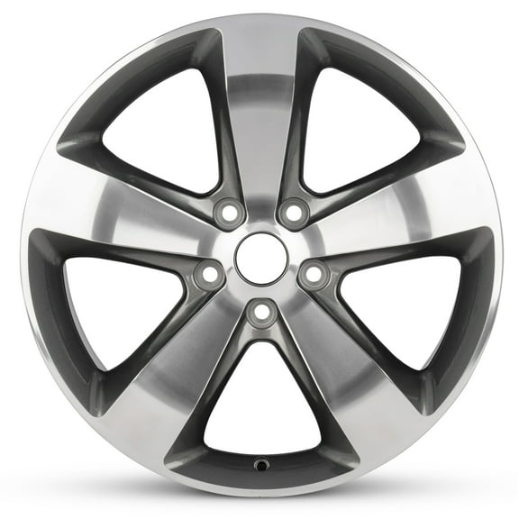 For 2014-2016 Jeep Grand Cherokee 20 Inch Machine Cut Face Gun Metal Rim - OE Direct Replacement - Road Ready Car Wheel