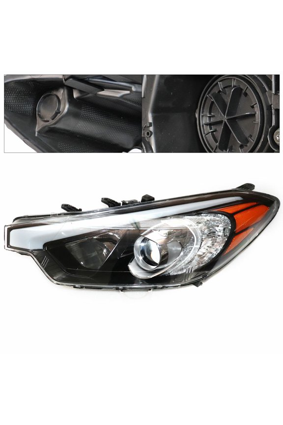 For 2014-2016 Kia Forte Forte Koup Forte 5 Headlight Halogen Driver Left Side Front Lamp 92101A7200