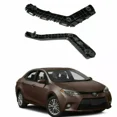 thumbnail image 1 of For 2014-2016 TOYOTA Corolla Pair Front Bumper Cover Support Brackets, 1 of 7