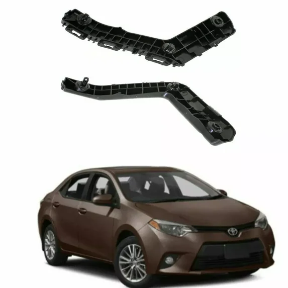 For 2014-2016 TOYOTA Corolla Pair Front Bumper Cover Support Brackets