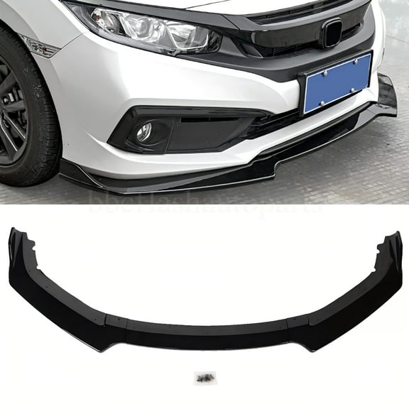 For 2014-2017 INFINITI Q50 Sport Model Glossy Black Front Bumper Lip Spoiler