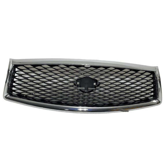 For 2014-2017 Infiniti Q50 Front Bumper Upper Grille Chrome With Camera Option