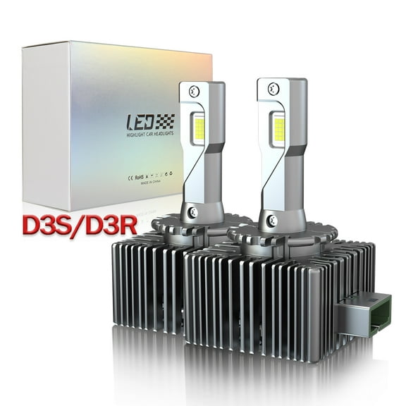 For 2014-2018 Chevrolet Camaro LED Headlight Bulb D3S/D3R High/Low Beam 6500K White 2pcs