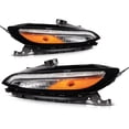 thumbnail image 1 of For 2014-2018 Jeep Cherokee Chrome Headlights Assembly Pair w/LED DRL Left+Right, 1 of 12
