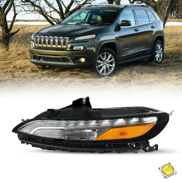 For 2014-2018 Jeep Cherokee DRL Parking Light Turn Signal Lamp Assembly LH+RH