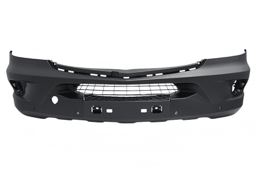 Primed Front Bumper Cover For 2012–2014 Mercedes-Benz ML350 – With Headlight Washer & Parktronic Holes