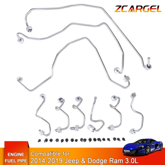 For 2014-2019 3.0L Jeep & Dodge Ram Ecodiesel Diesel Injector Lines Universal US
