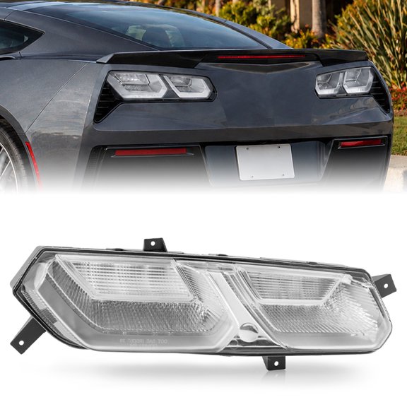 For 2014-2019 Chevy Corvette C7 Clear LED Tail Light Brake Lamp Driver Side