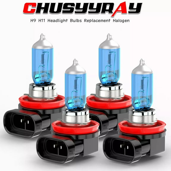 For 2014-2020 Nissan Rogue H9 H11 Halogen Headlight High Low Beam Bulbs 5000K White 4 Pack