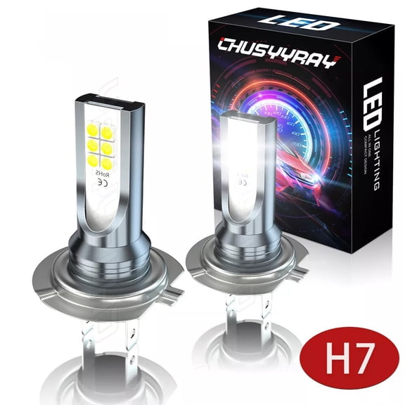 For 2014-2020 Yamaha FZ07 MT07 2x 6000K White LED Headlight Bulbs Plug and play