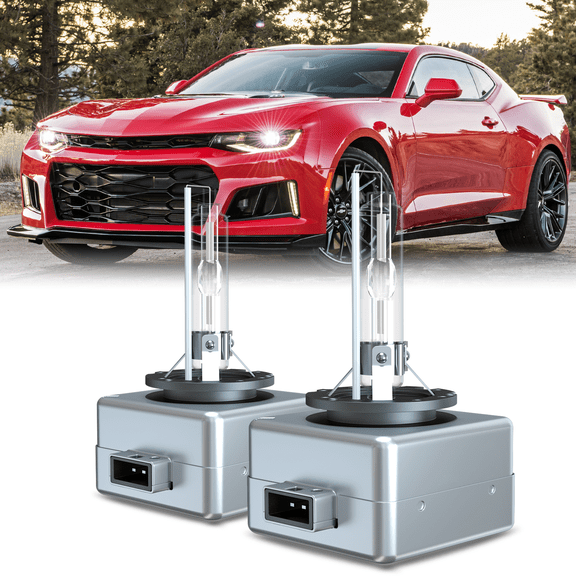 For 2014-2021 Chevy Camaro HID Headlights Bulb D3S Bi-Xenon High Low Beam Set