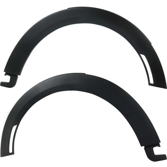 For 2014-2021 Cooper Fender Trim Front Black Plastic SET PAIR