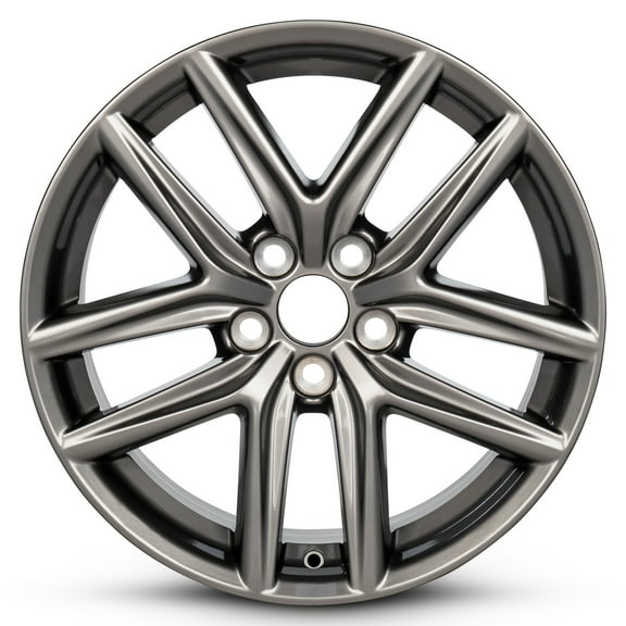 For 2014-2020 Lexus IS350 18 Inch Hyper Black Rim - OE Direct Replacement - Road Ready Car Wheel