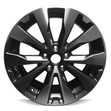Wheel Rim for 14-21 Subaru Legacy 18x7 in Black Machine Face (Diamond Cut) Aluminum Rim Direct Fit Fits select: 2014-2021 SUBARU OUTBACK
